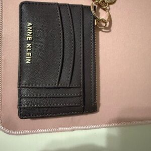 Anne Klein Brown Card Holder Keychain